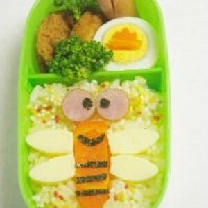 簡単キャラ弁☆赤とんぼのお弁当♪